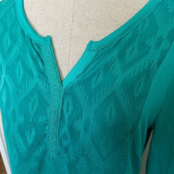 RXB Handkerchief Hem V-Neck Tunic NWT - Picture 3 of 7
